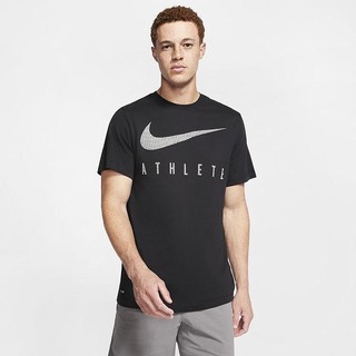 Tricouri Nike Dri-FIT Swoosh Training Barbati Negrii | UFBH-18750